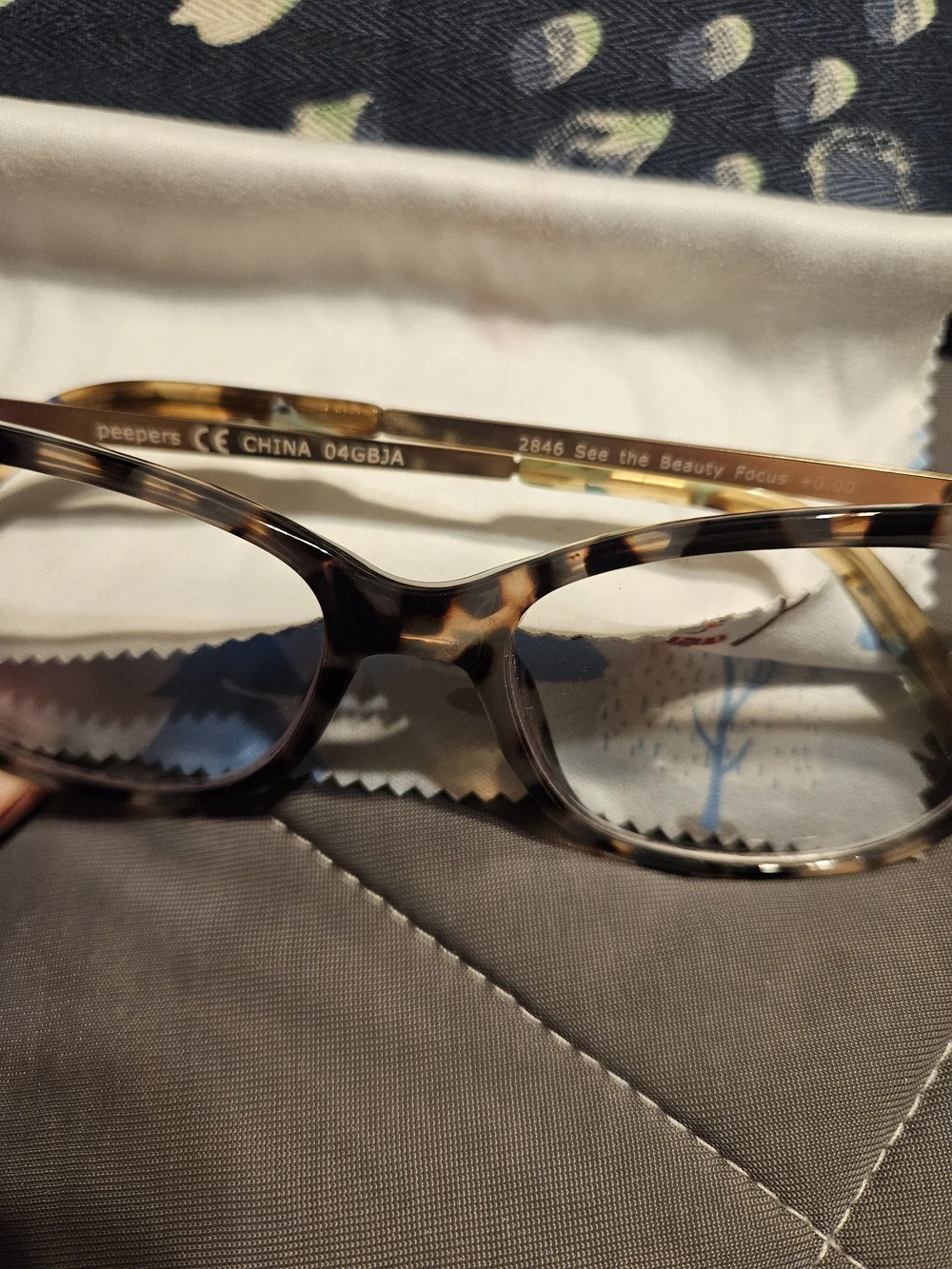 Peepers Tortoiseshell Blue Light Glasses, Brown - Picture 8 of 10